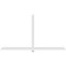 Ekena Millwork Eugene Architectural Grade PVC Gable Bracket, 108"W x 58 1/2"H x 2"D x 4"F, 13/12 Pitch GBP108X59X0204EUG00 - alternate 5